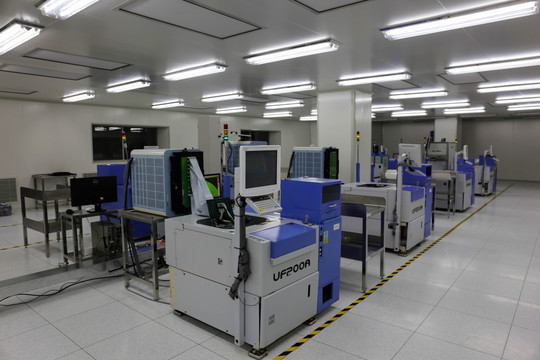 芯片封测生产车间环境