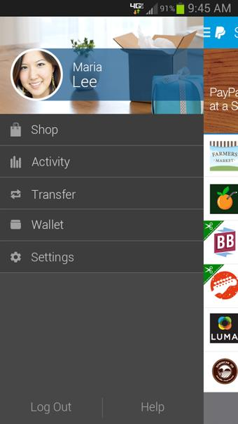 PayPal中国用户界面