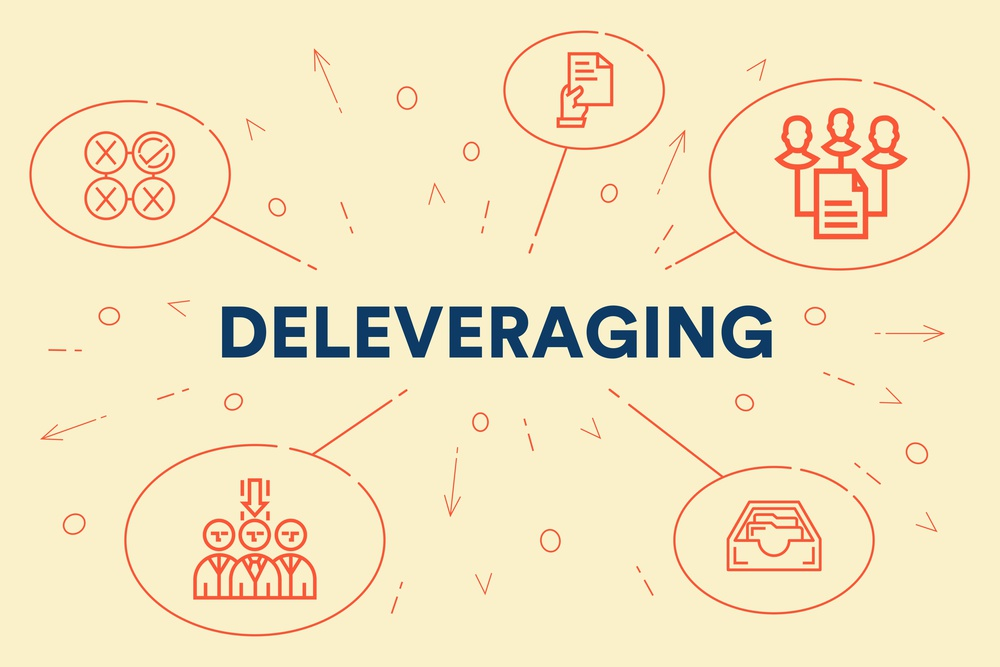 去杠杆化概念图