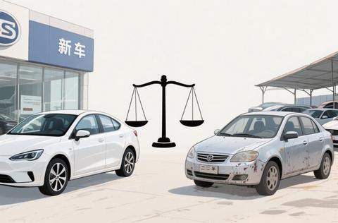新车_二手车_对比图