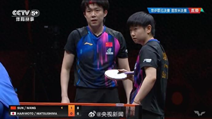 孙颖莎王楚钦横扫日本组合晋级决赛，“莎头组合” 太稳了3-0 速胜日本队