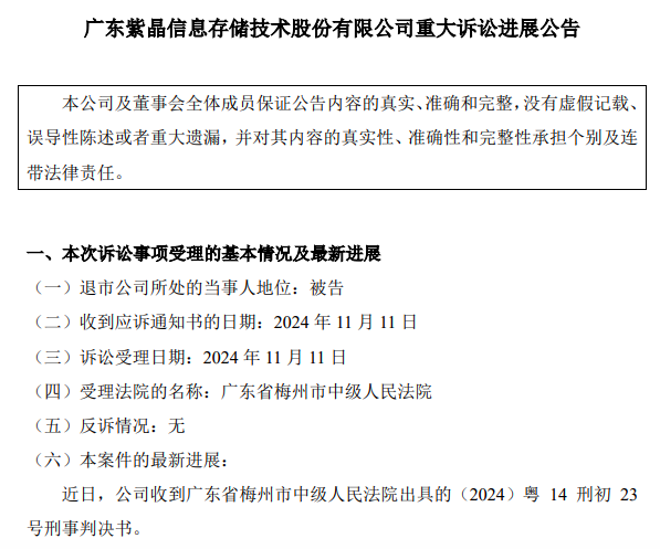 从百亿市值到退市判刑！紫晶存储造假细节曝光：虚增利润超137%，1.25亿担保藏不住了
