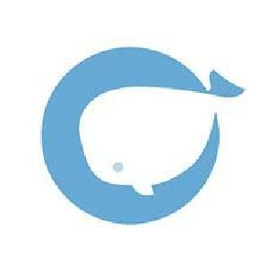 深蓝财鲸logo