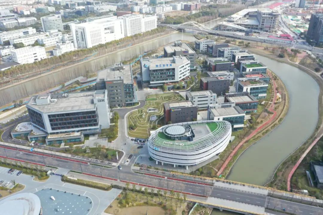 上海张江高科技园区航拍