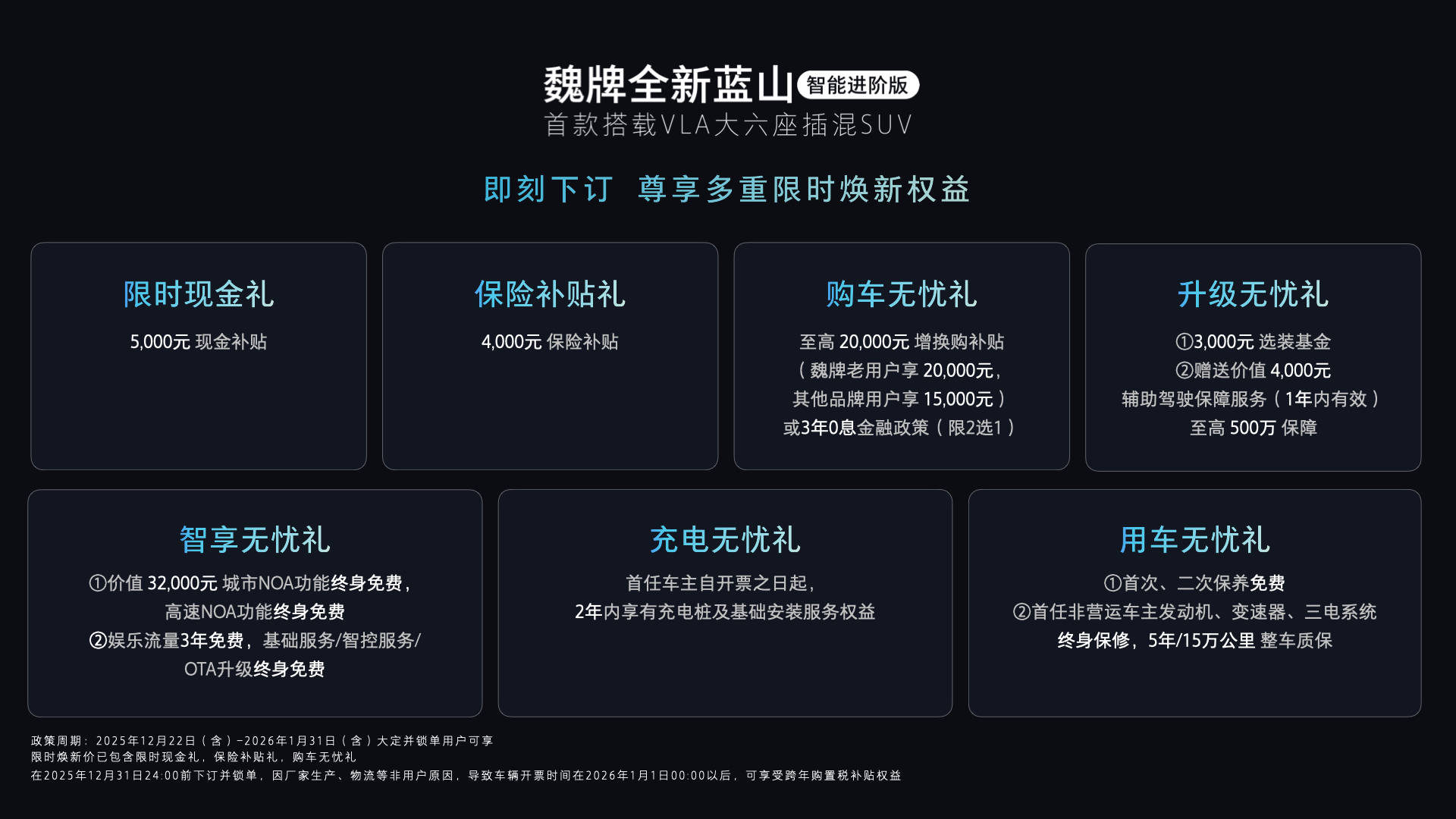 魏牌蓝山智能进阶版上市,27.58万起享高阶智驾+长续航