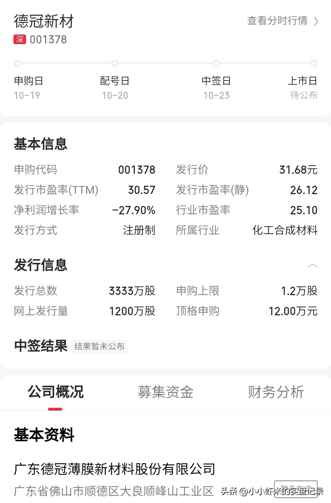 新股申购案例分析图