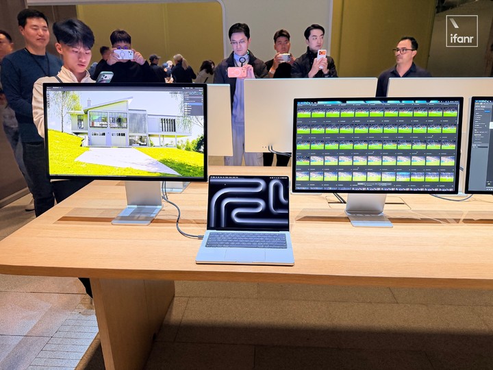 Mac 新品现场上手：Pro 很强，Air 很香，显示器又大又亮