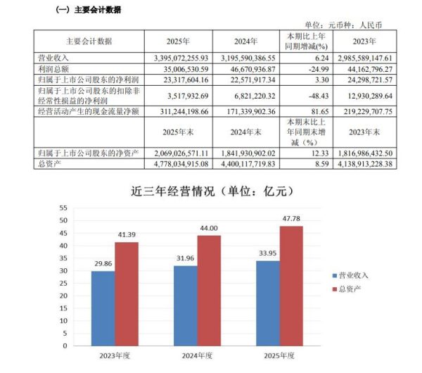 营收涨6%扣非却腰斩！乐山电力8成利润靠补贴，传统业务全线下滑